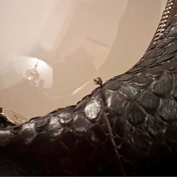 FURLA Elizabeth hobo snake embossed leather bag - Picture 9 of 13